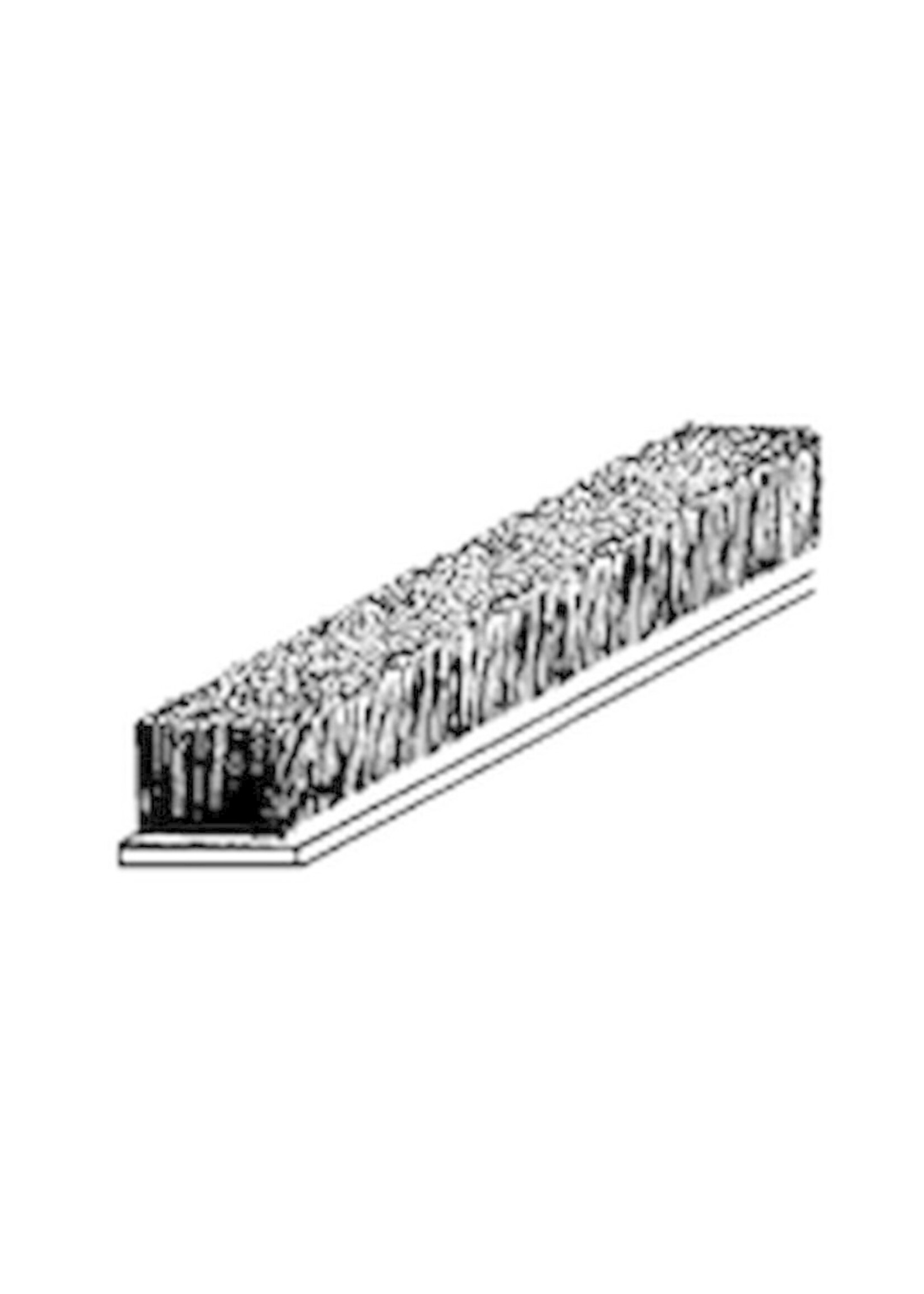 Easyfix Draught Excluder Bristle Seal White (L)5m