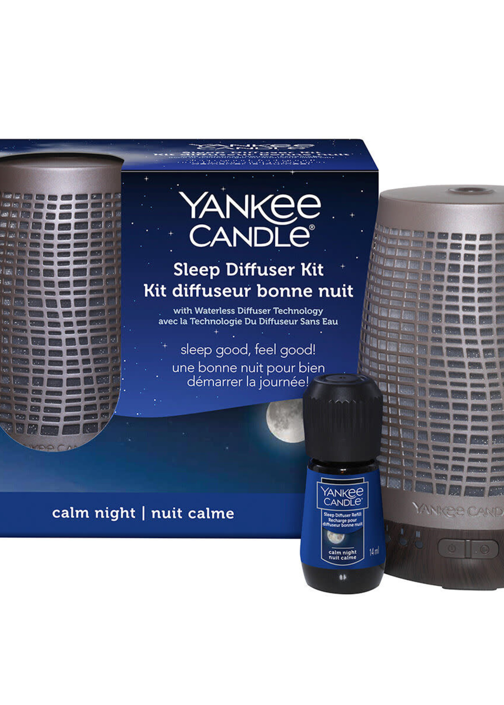 Yankee Sleep Diffuser Starter Kit Bronze Calm Night