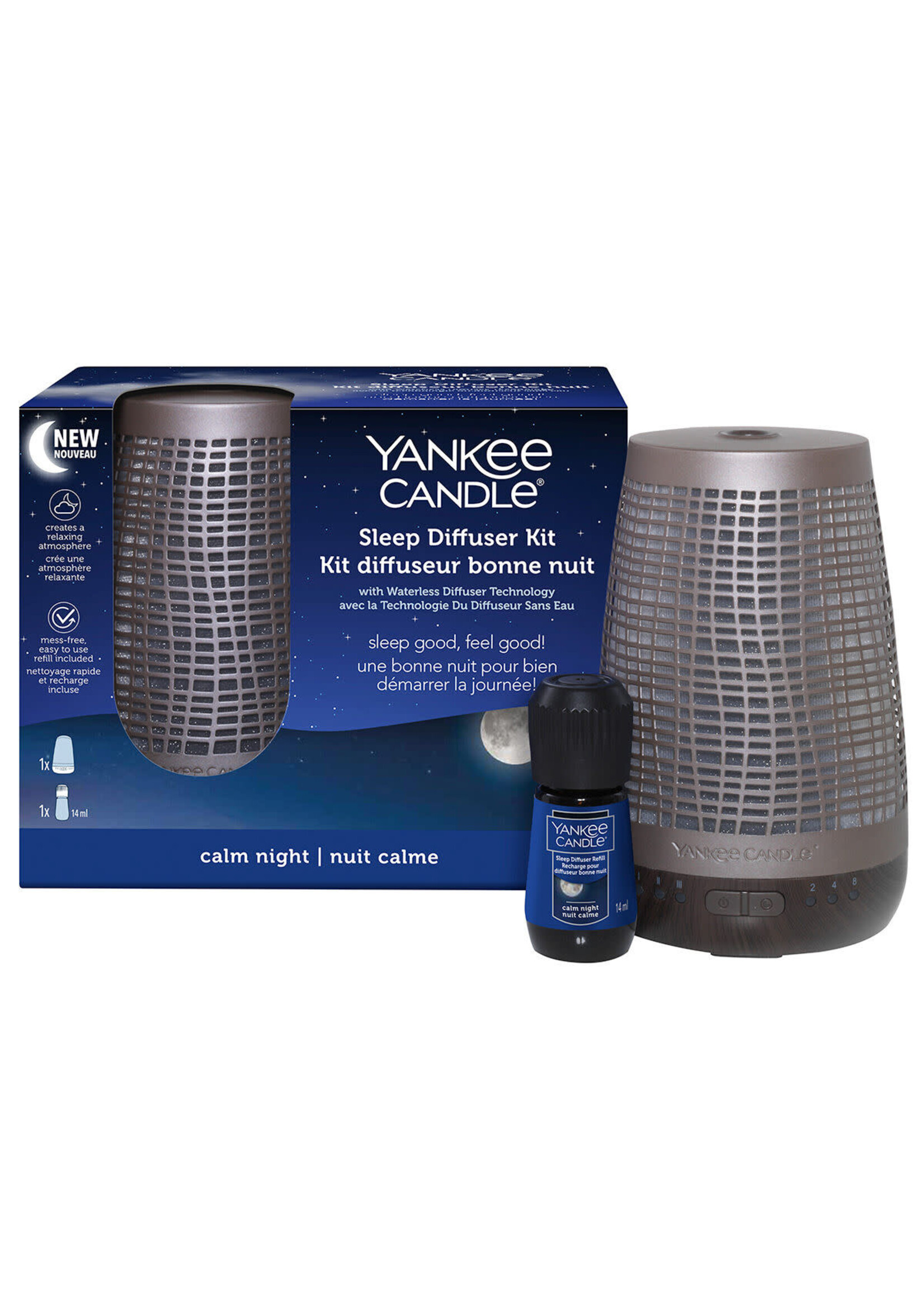 Yankee Yankee Sleep Diffuser Starter Kit Bronze Calm Night