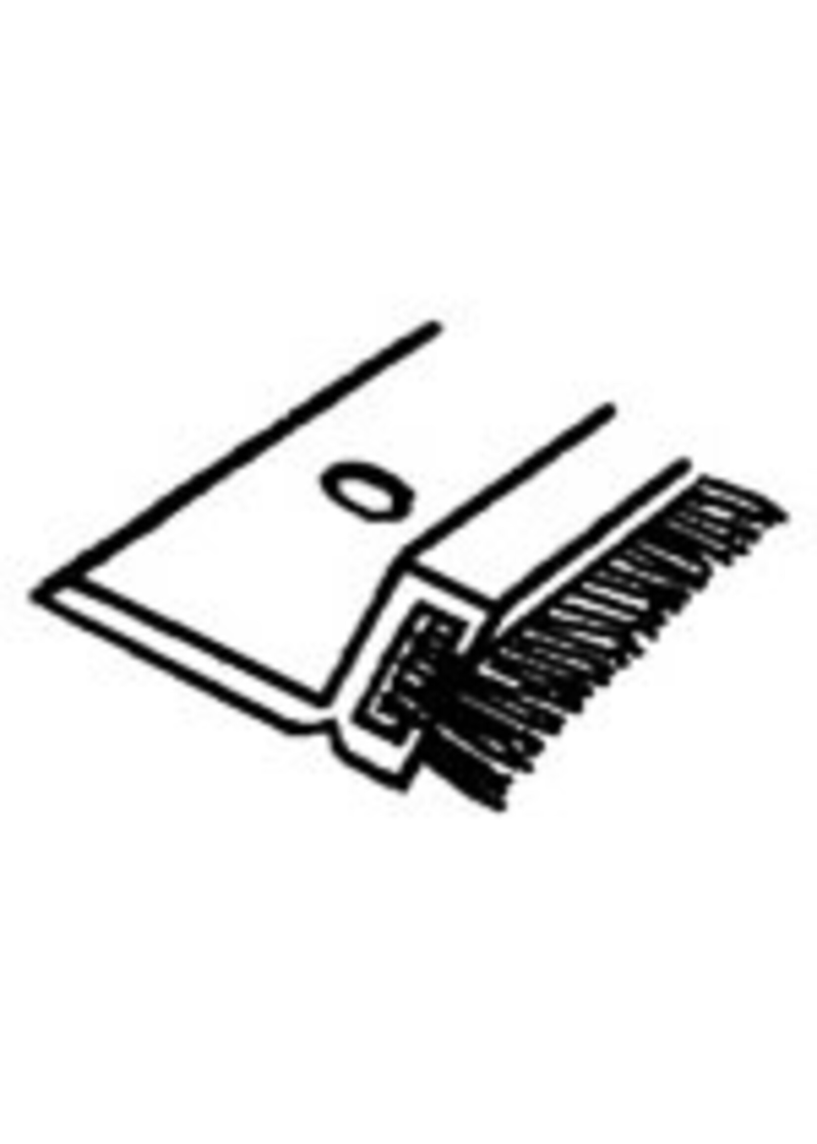 Easyfix Draught Excluder Bristle Door Frame Pack Brown