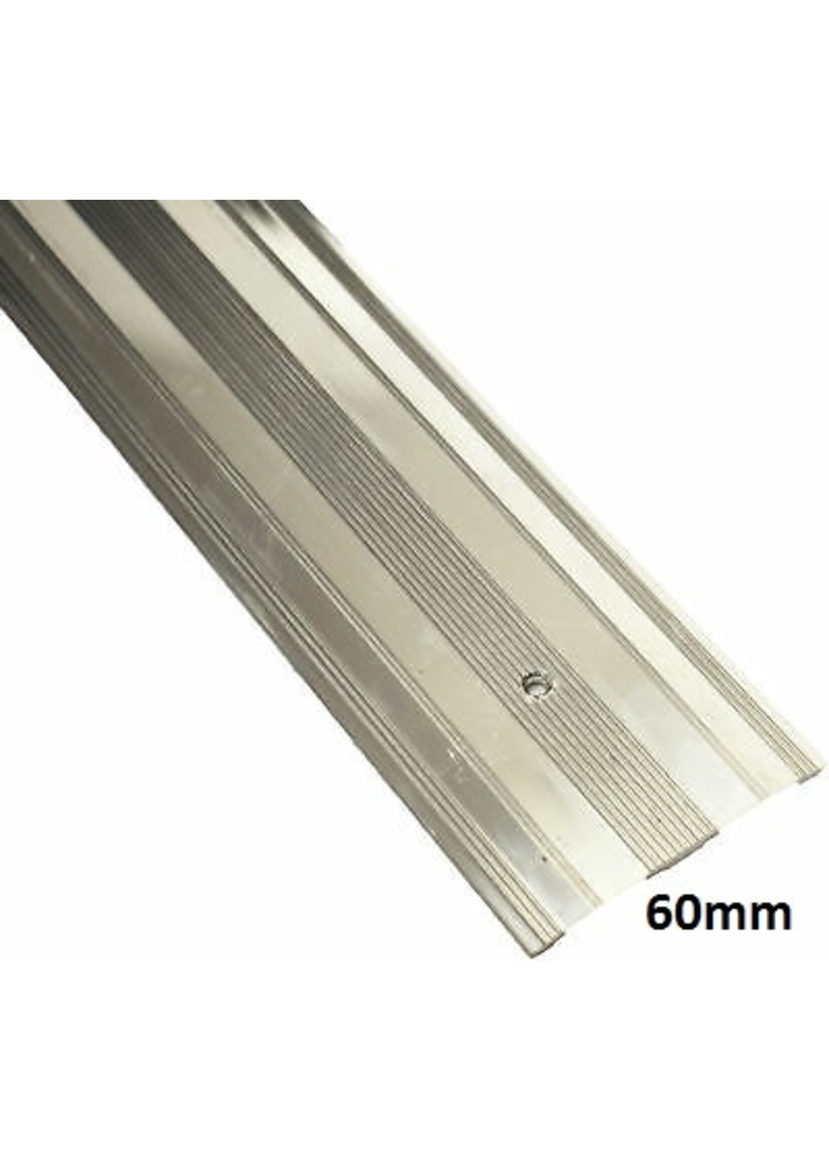 Easyfix Carpet Cover Extra Wide Silver Aluminium 2.7m