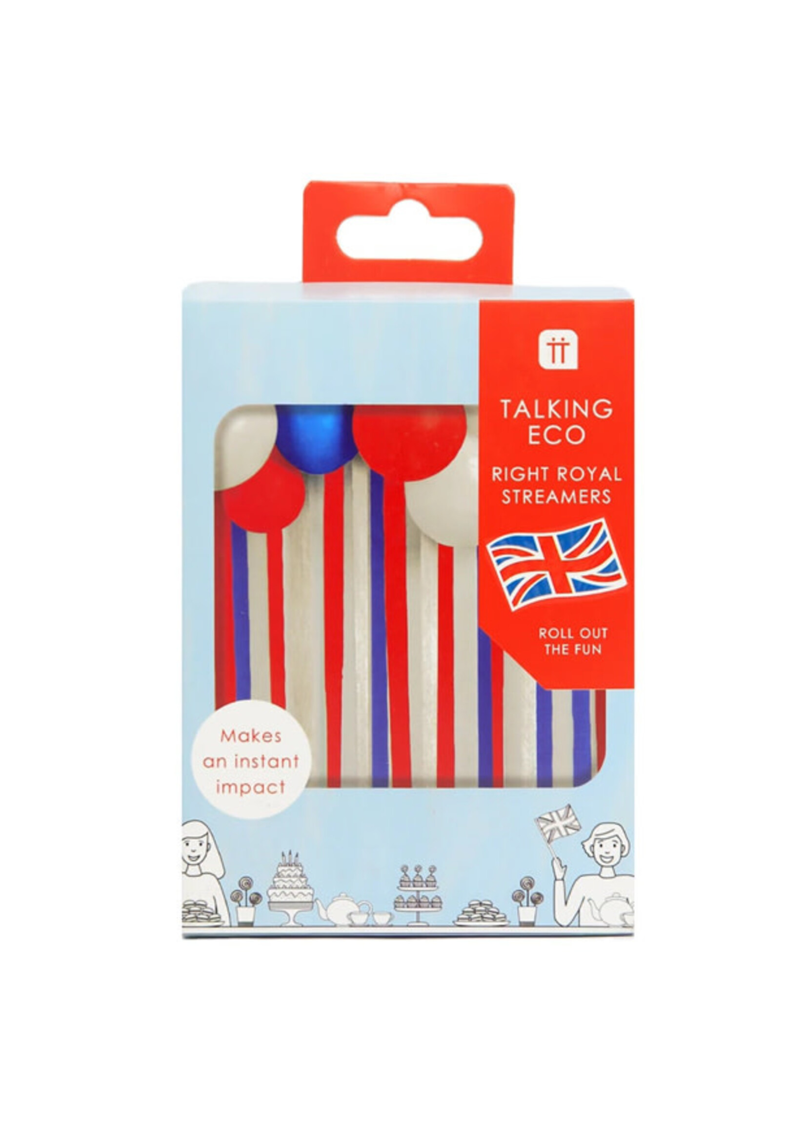 Talking Tables Red, White and Blue Eco Paper Streamers