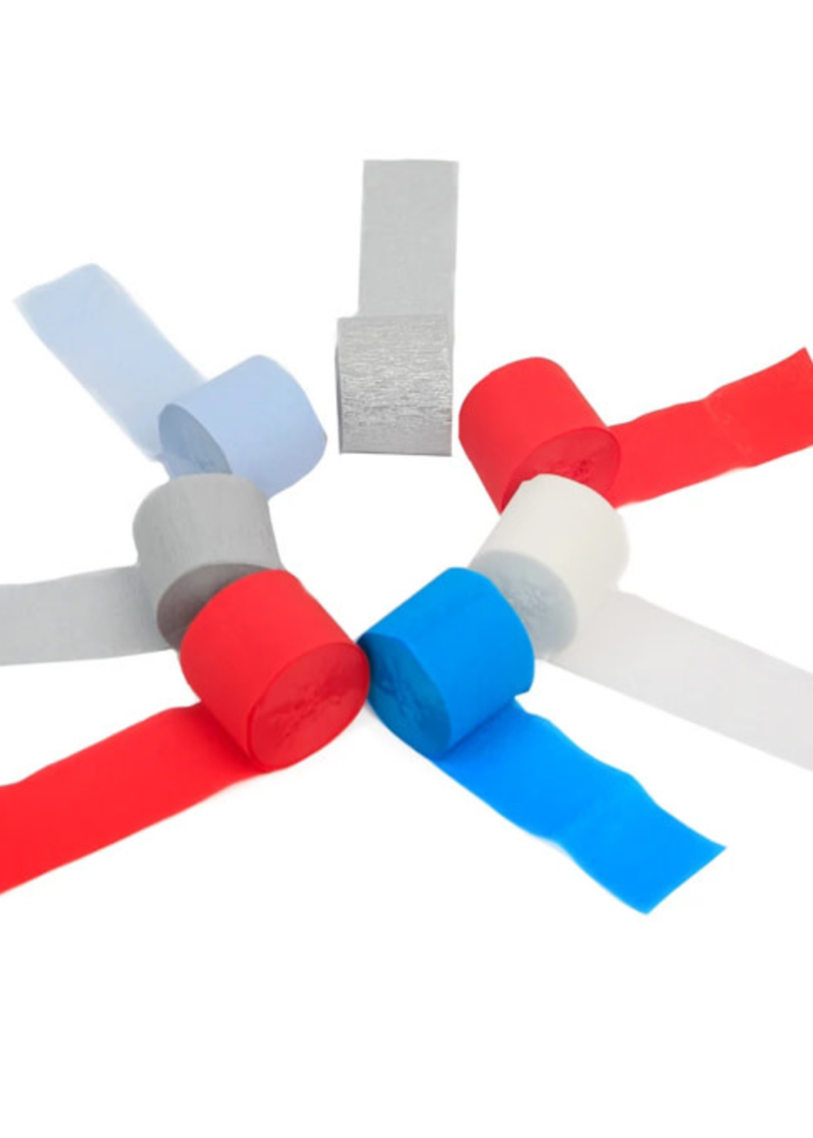 Talking Tables White and Blue Eco Paper Streamers