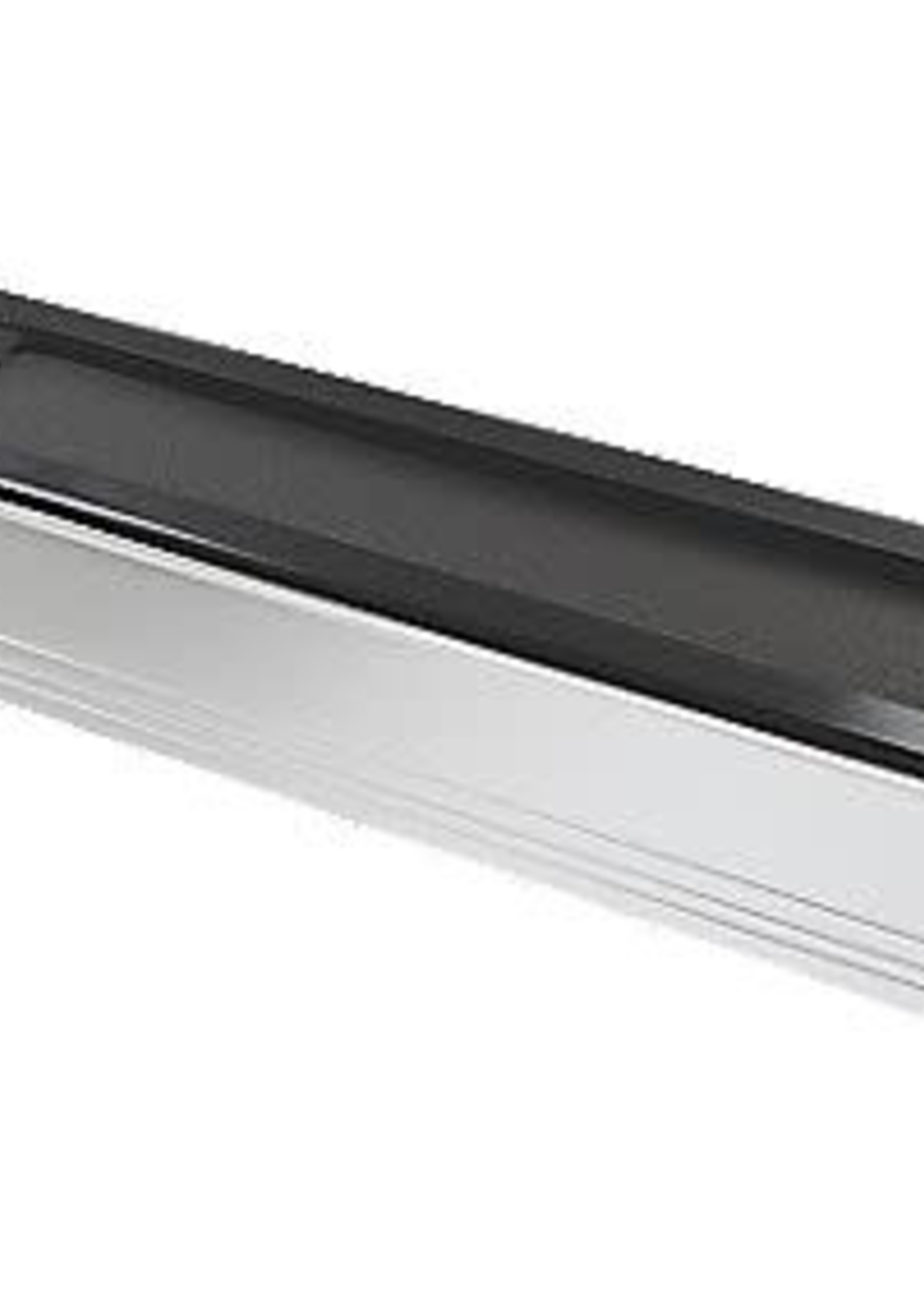 Easyfix Duo Letterbox Draught Excluder Aluminium / Black