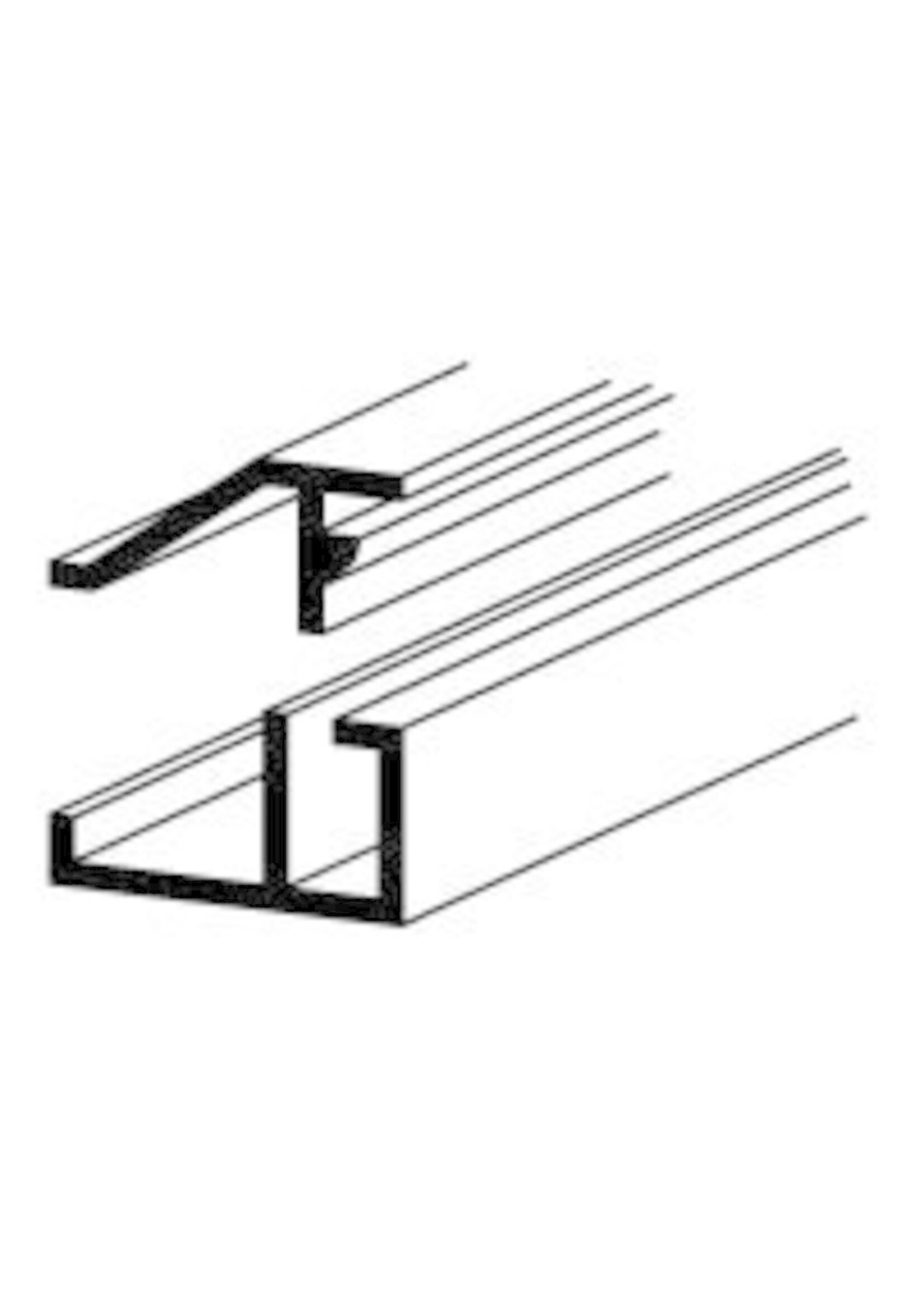 Easyfix Easyglaze Secondary Glazing White (L)2.44m