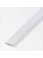 Easyfix Plastic Flat Bar White (W)25mm (L)2.44m