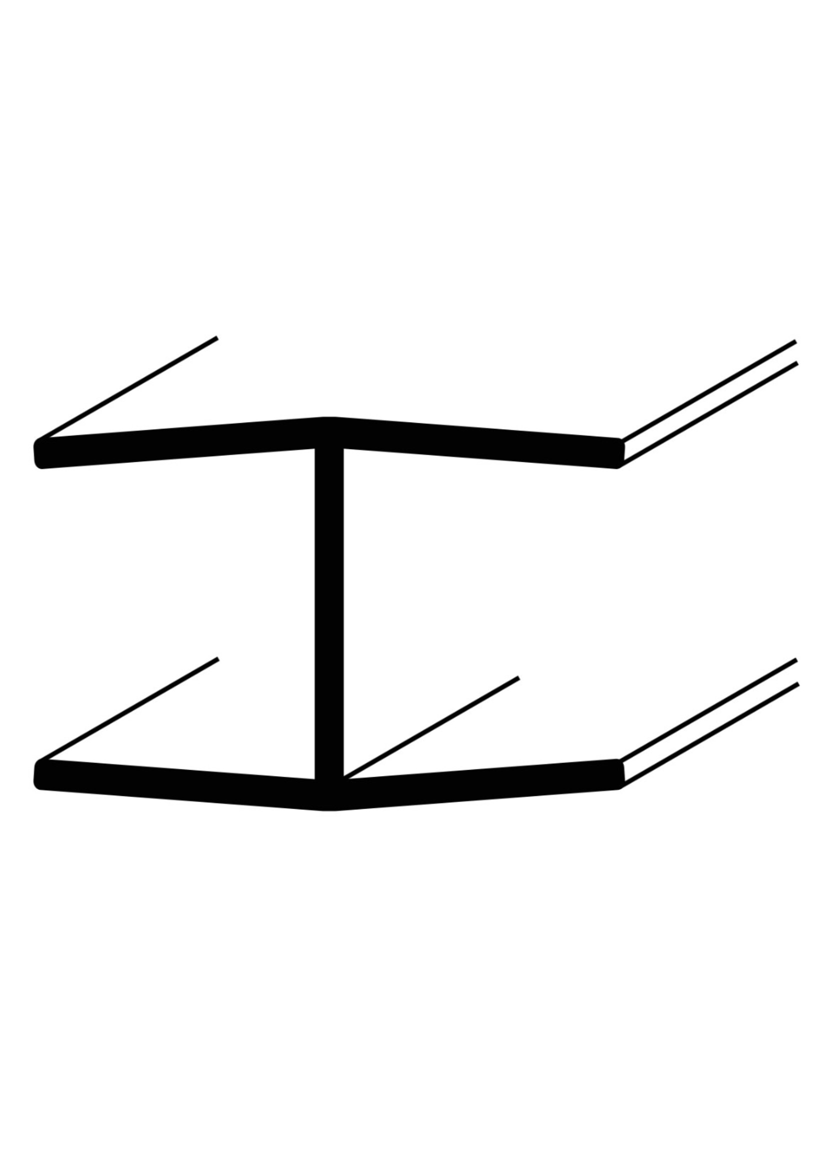 Easyfix Plastic H Section White (W)16mm (T)2.44m