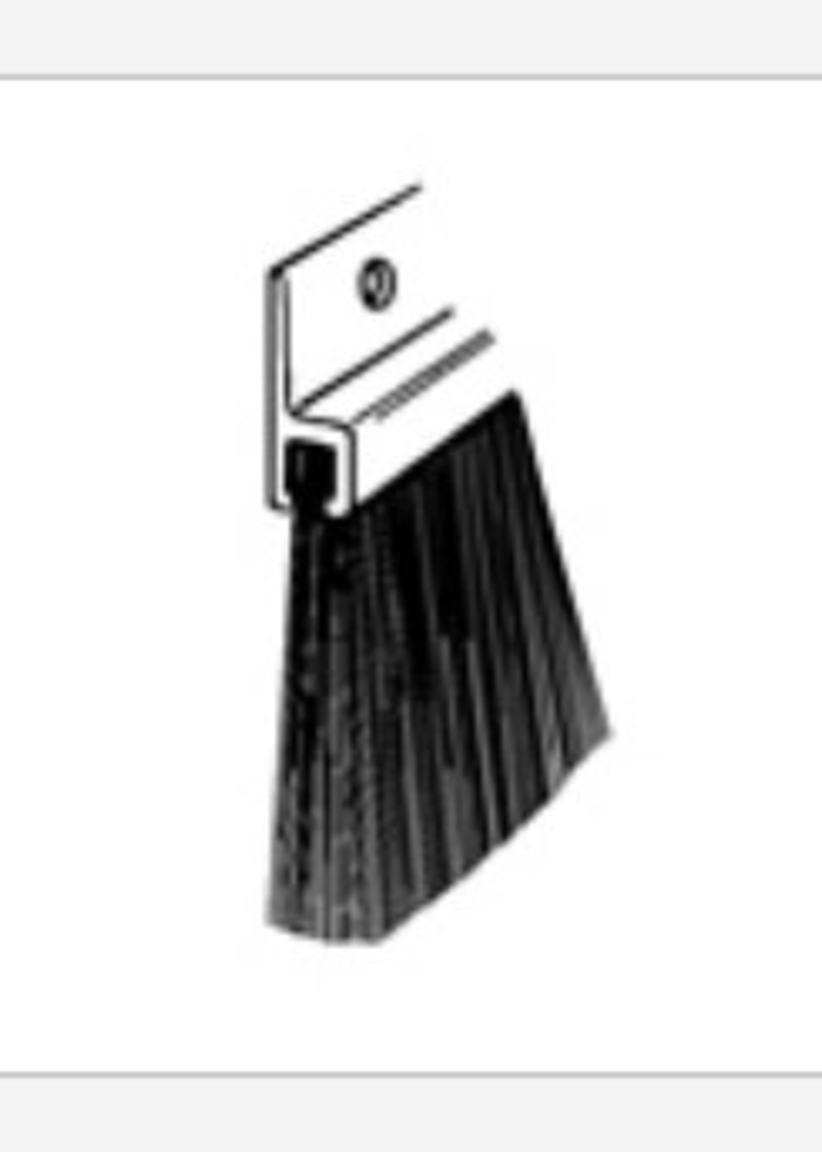 Easyfix Garage Door Brush Draught Excluder White (L)2.1m