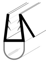 Easyfix Luxury Shower Seal Bubble (W)4-6mm (L)1m