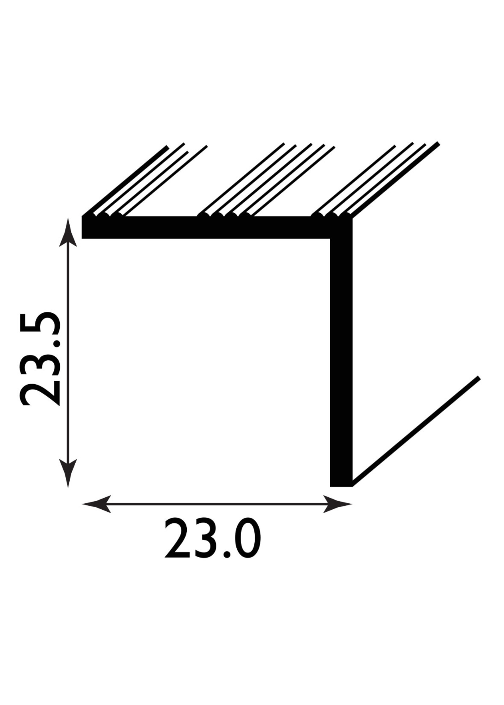 Easyfix Matwell Angle Gold (L)895mm
