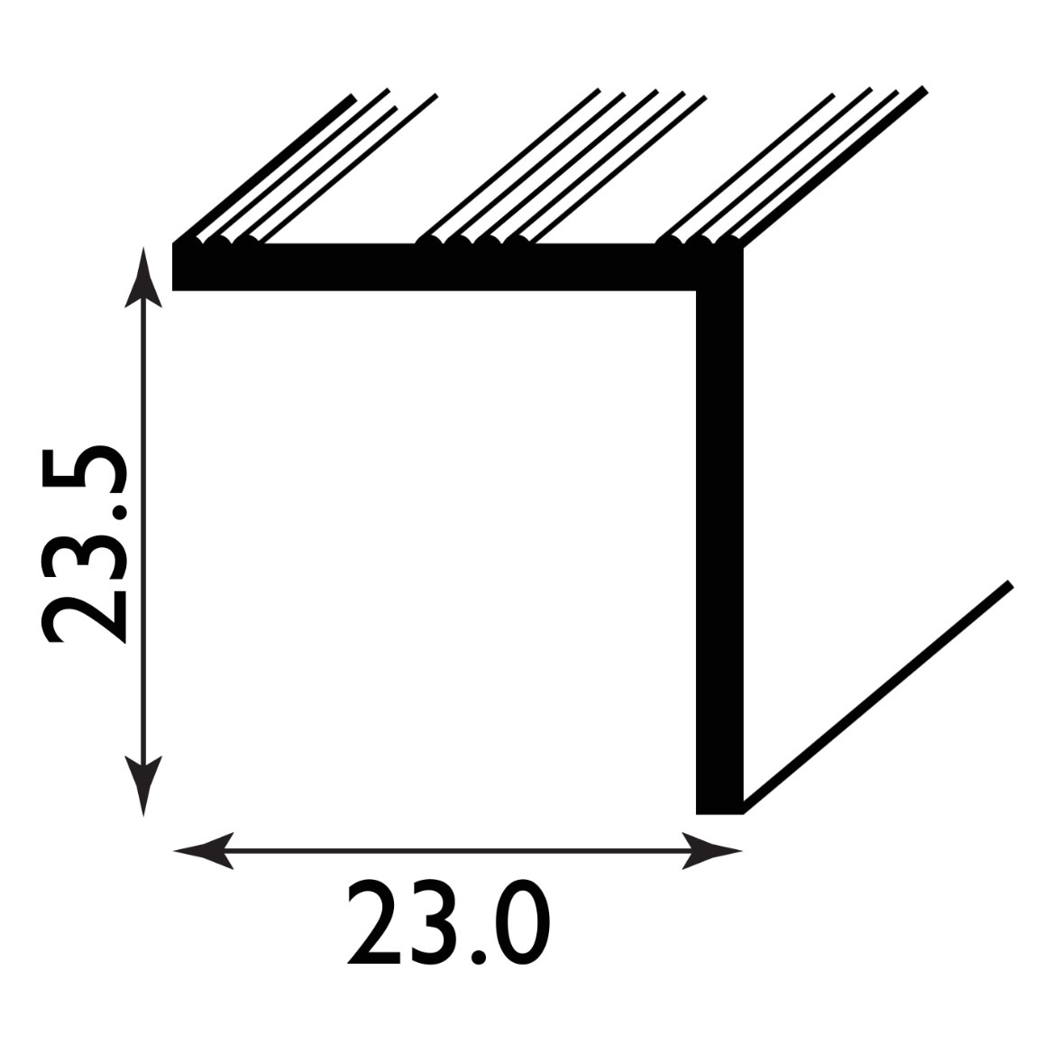 Matwell Angle Silver 895mm Clock’s Home and Garden