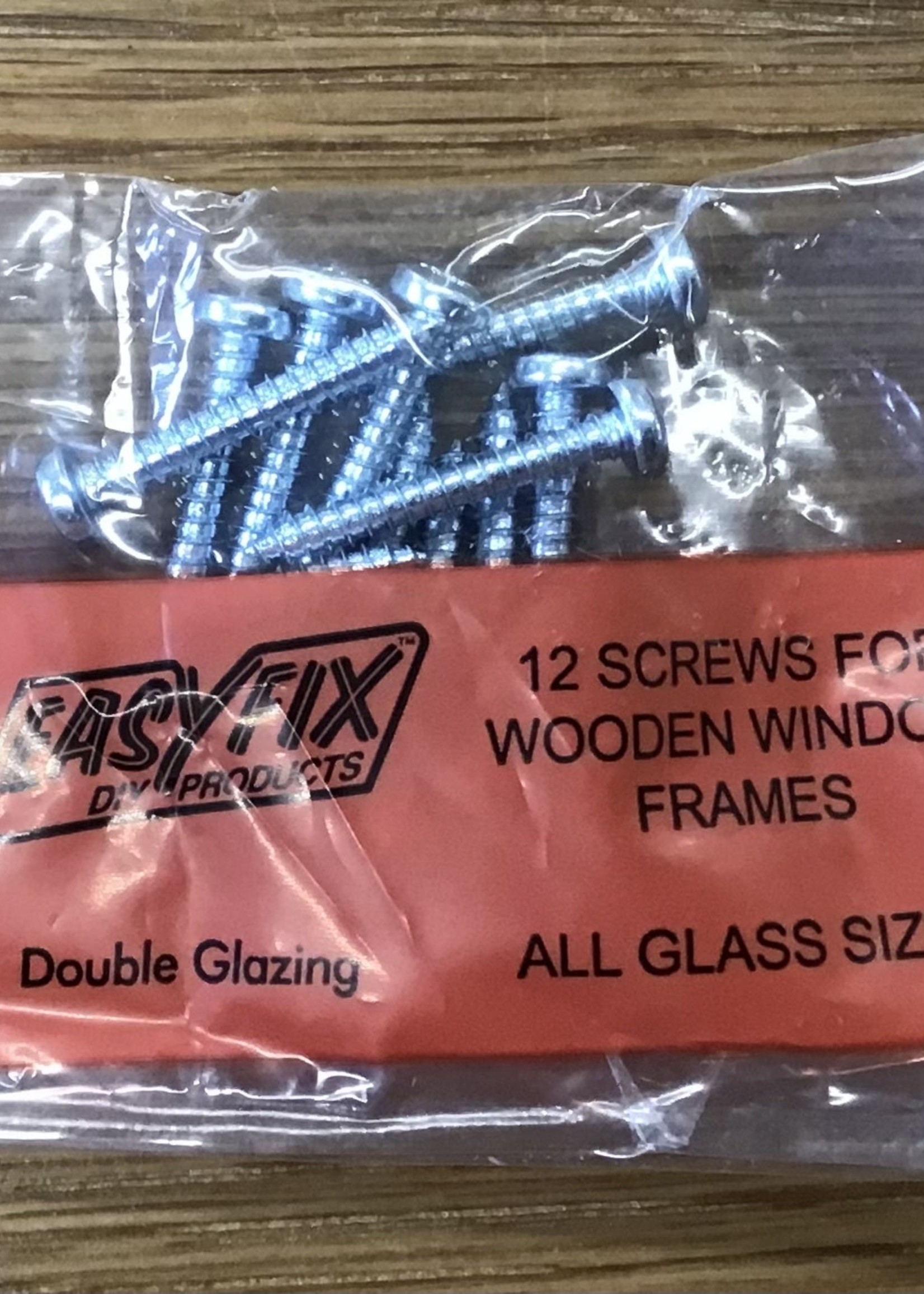 Easyfix Clipglaze Screws for Wooden Window Frames 12 Pack