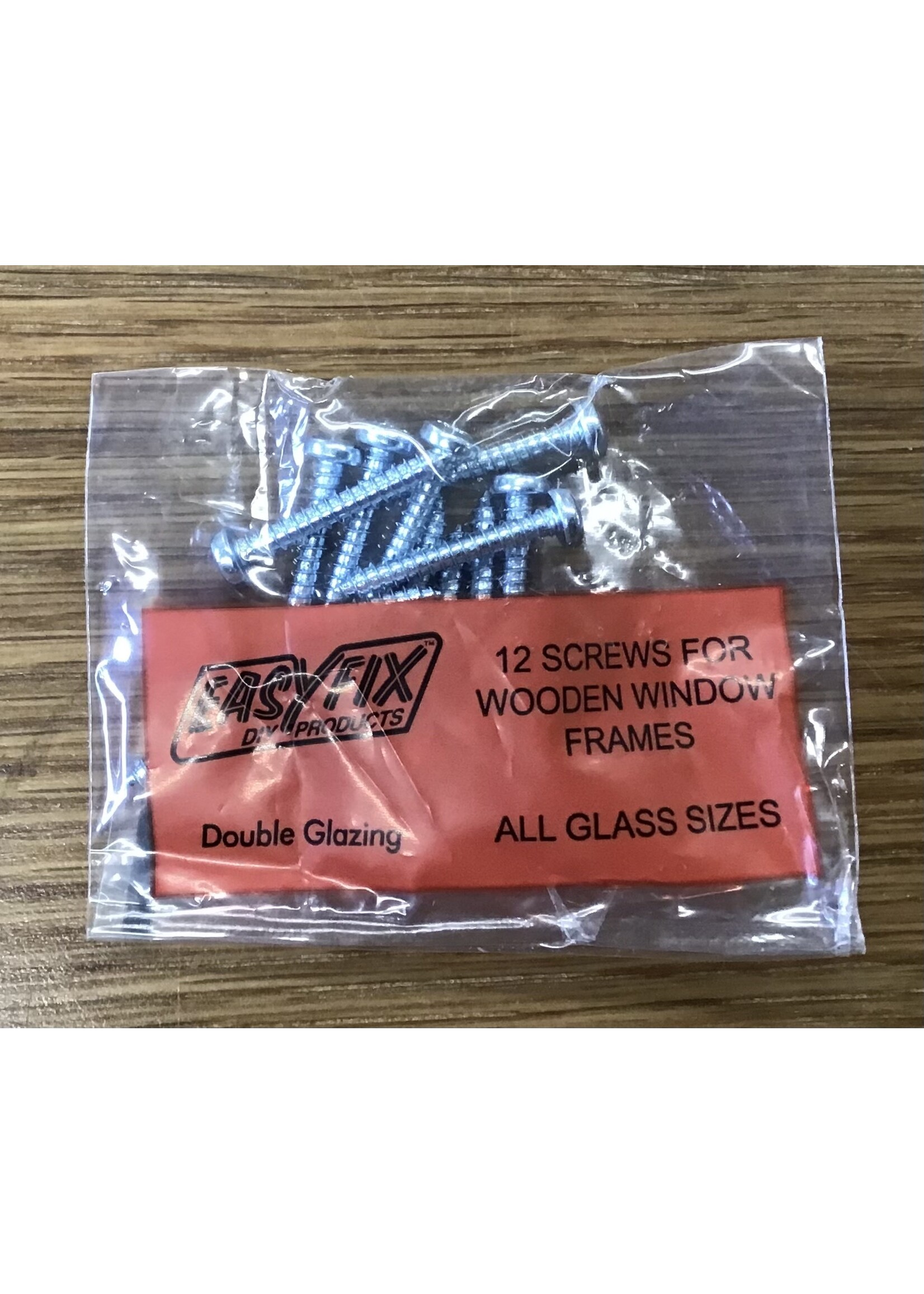 Easyfix Clipglaze Screws for Wooden Window Frames 12 Pack