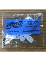 Easyfix Clipglaze Nylon Fixing Clips for Edging Strip 2mm 12 Pack