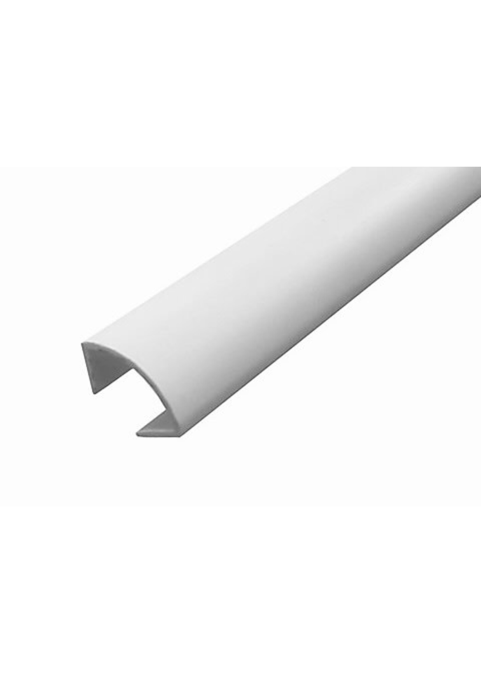 Easyfix Plastic Quadrant White (W)12.5mm x 2.44m