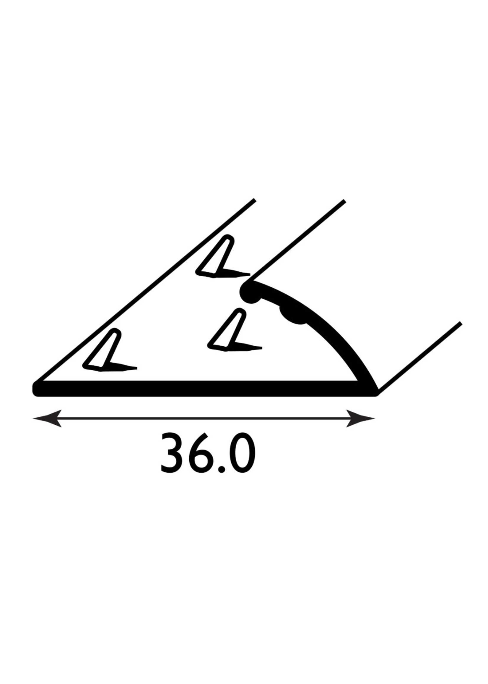 Easyfix Single Edge Carpet Trim Gold Aluminium 2.7m