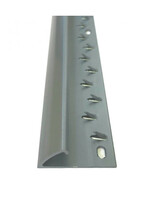 Easyfix Single Edge Carpet Trim Silver Aluminium 2.7m