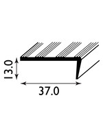 Easyfix Stair Nosing Aluminium (L)895mm