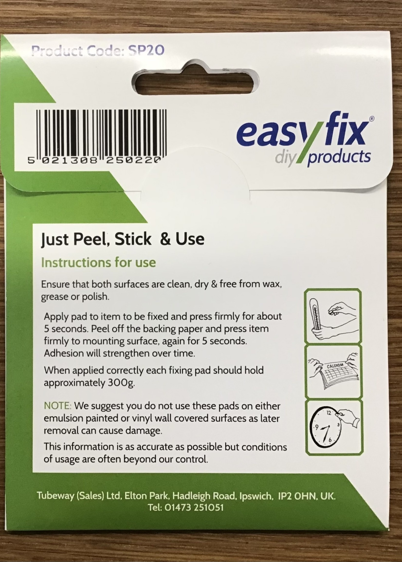 Easyfix Double Sided Sticky Pads 24 Pads