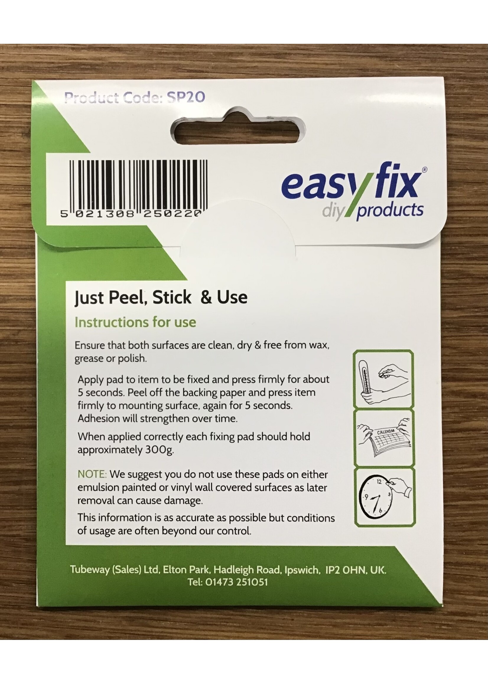 Easyfix Double Sided Sticky Pads 24 Pads
