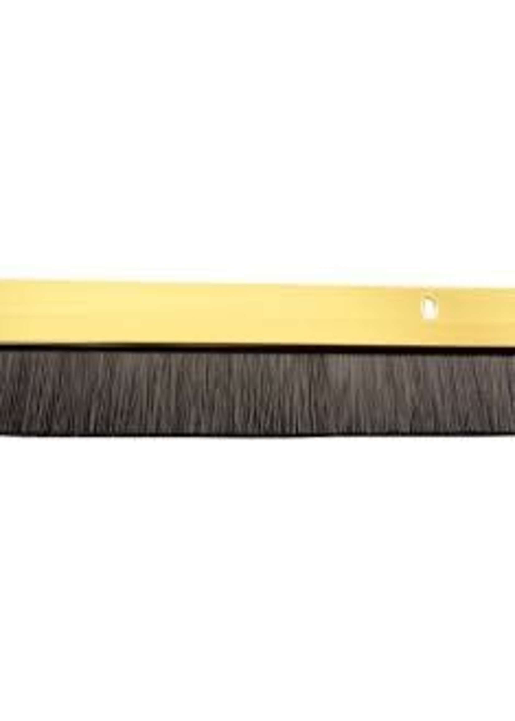 Easyfix Draught Excluder Door Bottom Brush Gold (L)914mm