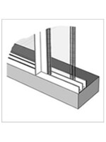 Easyfix Trackglaze Sliding Glazing System Brown 1m *CLEARANCE*