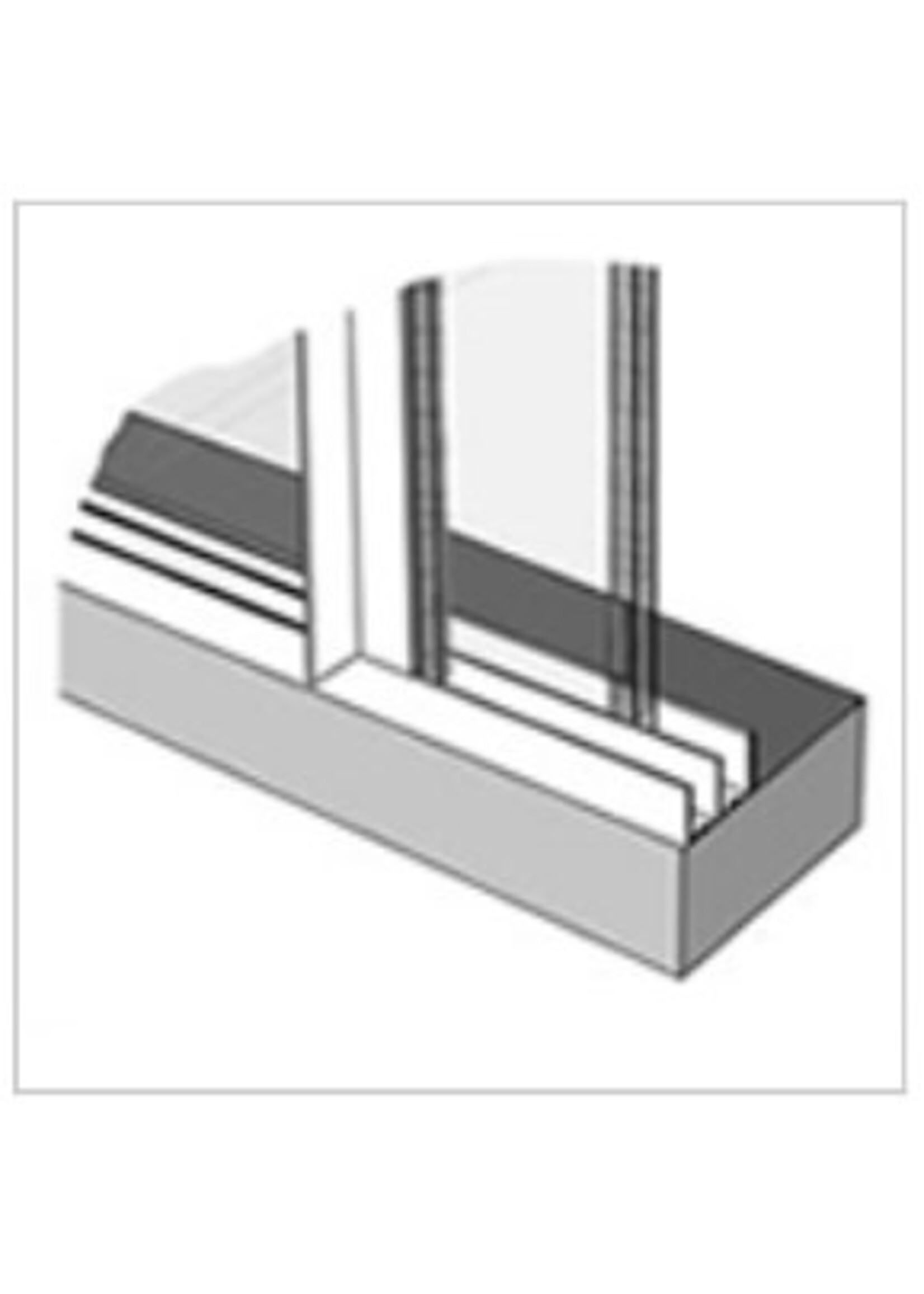 Easyfix Trackglaze Sliding Glazing System Brown 1m *CLEARANCE*