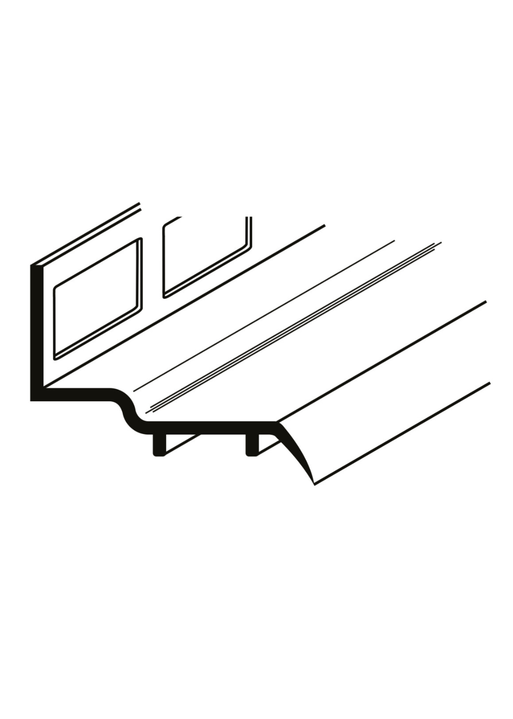 Easyfix Undertile Bath Seal White (L)1.83m