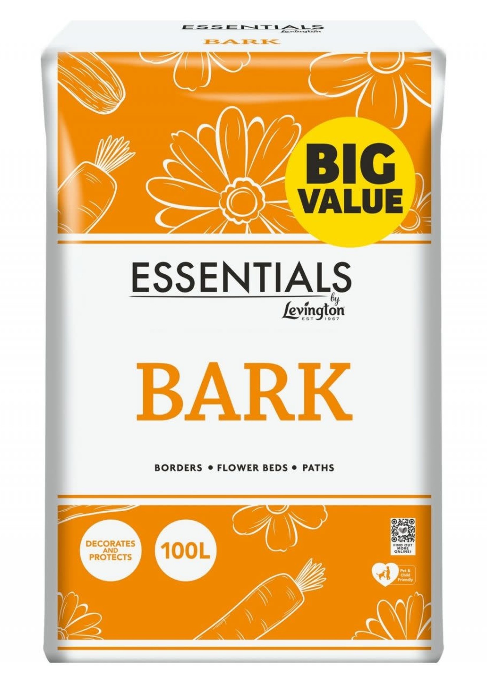 Levingtons (Scotts) Levington Essentials Bark Bale 100L