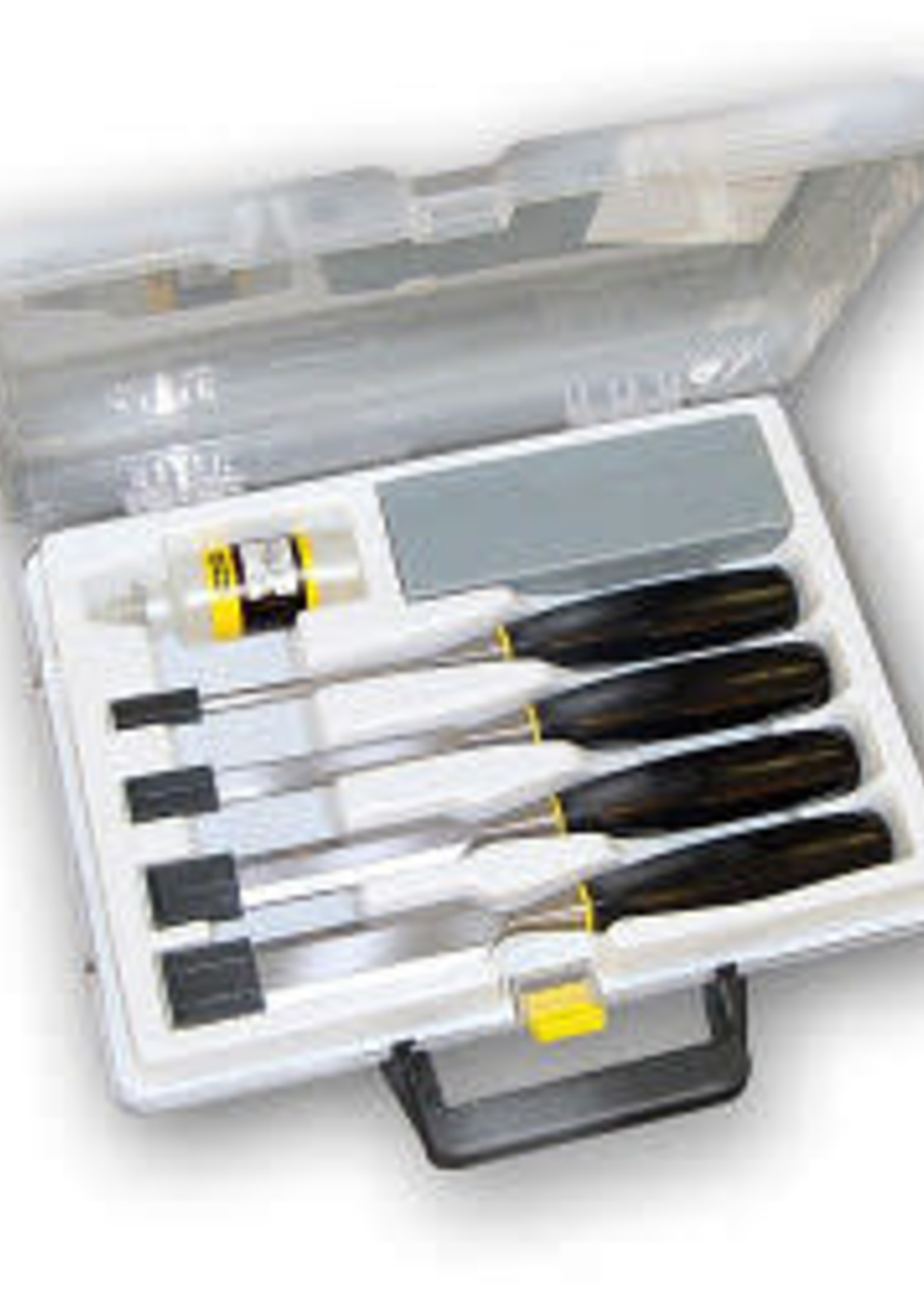 Stanley Stanley Wood Chisel Set with Oil & Sharpening Stone 6 Piece