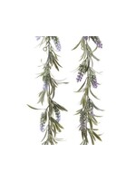 Decoris Plastic Lavender Garland 2 colour assorted (cost is each) 180cm