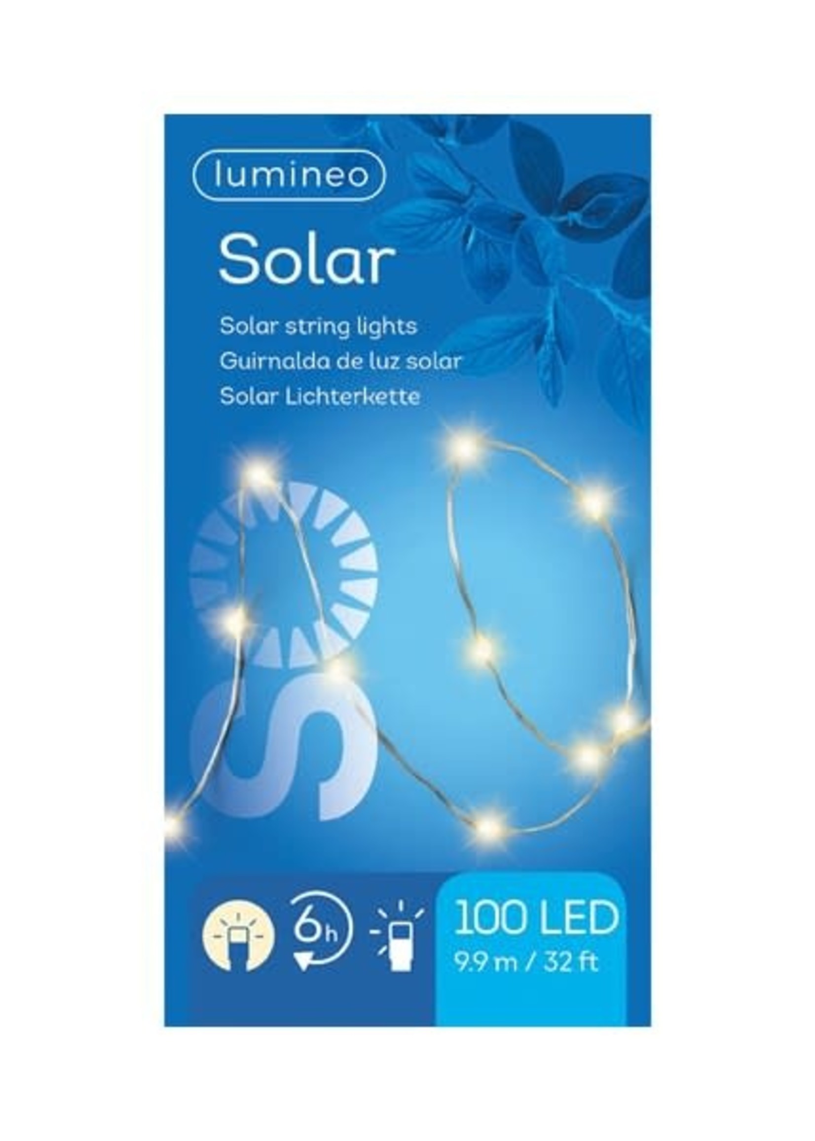 Lumineo Solar Warm White 100 LED Pin Lights