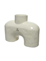 Decoris Speakle Cream Vase Earthenware