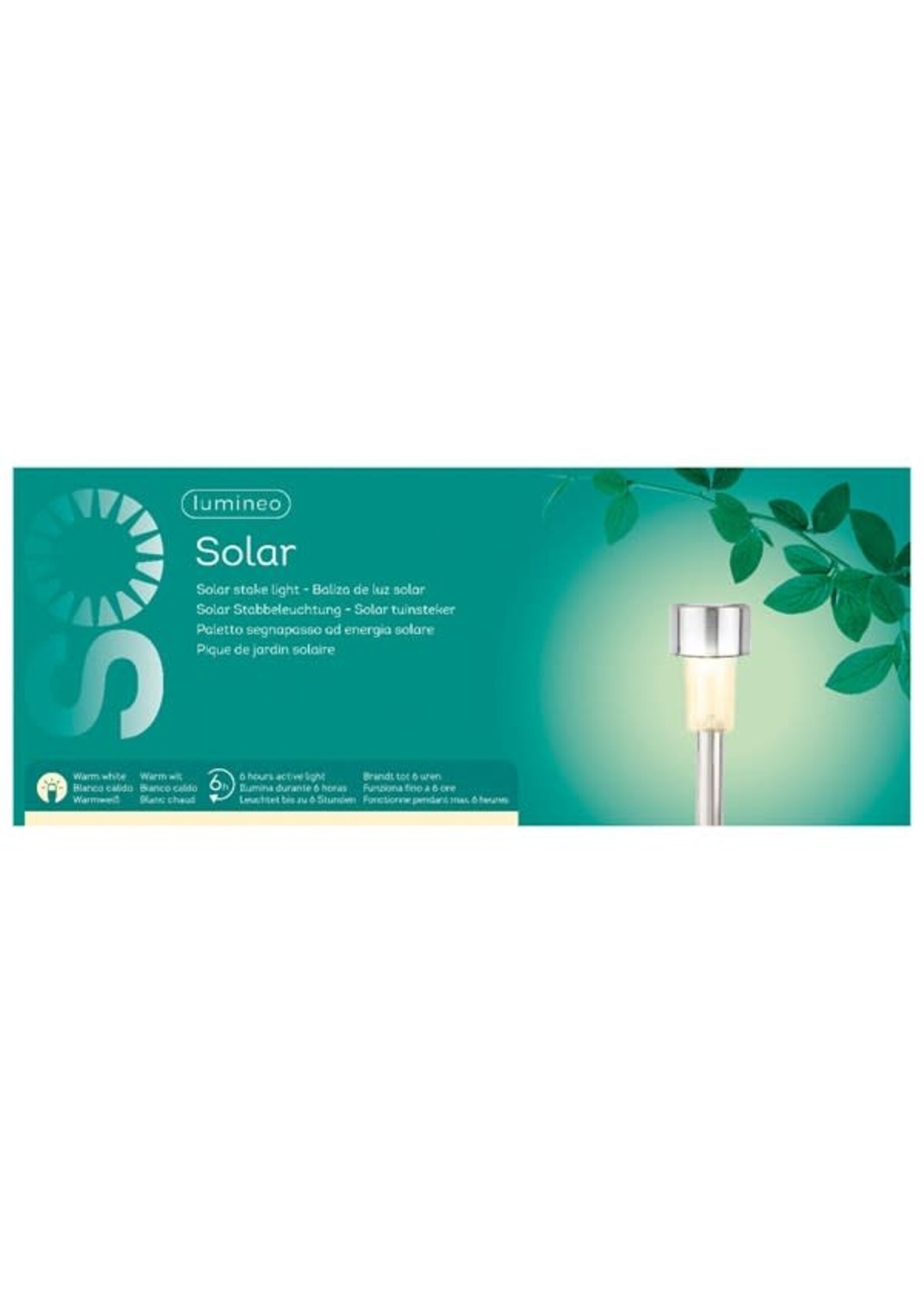 Lumineo Solar stake Warm White 24cm