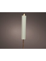 Lumineo Solar candle Stake fire flame effect dia 4.00-H90.00cm-1L