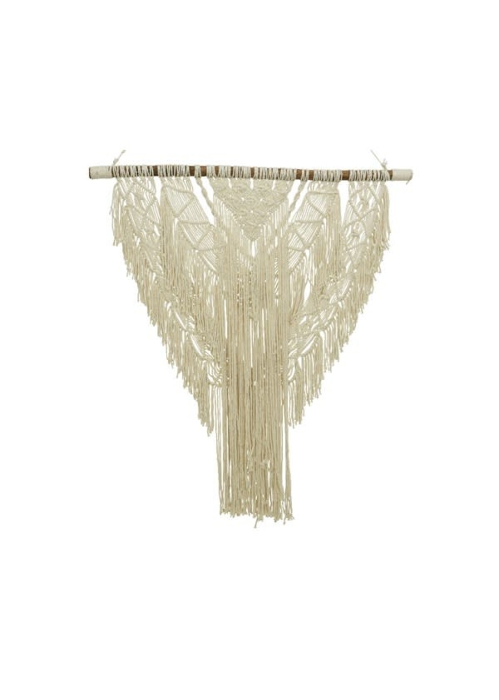 Decoris Macrame wall hanger cotton L0.50-W101.00-H100.00cm