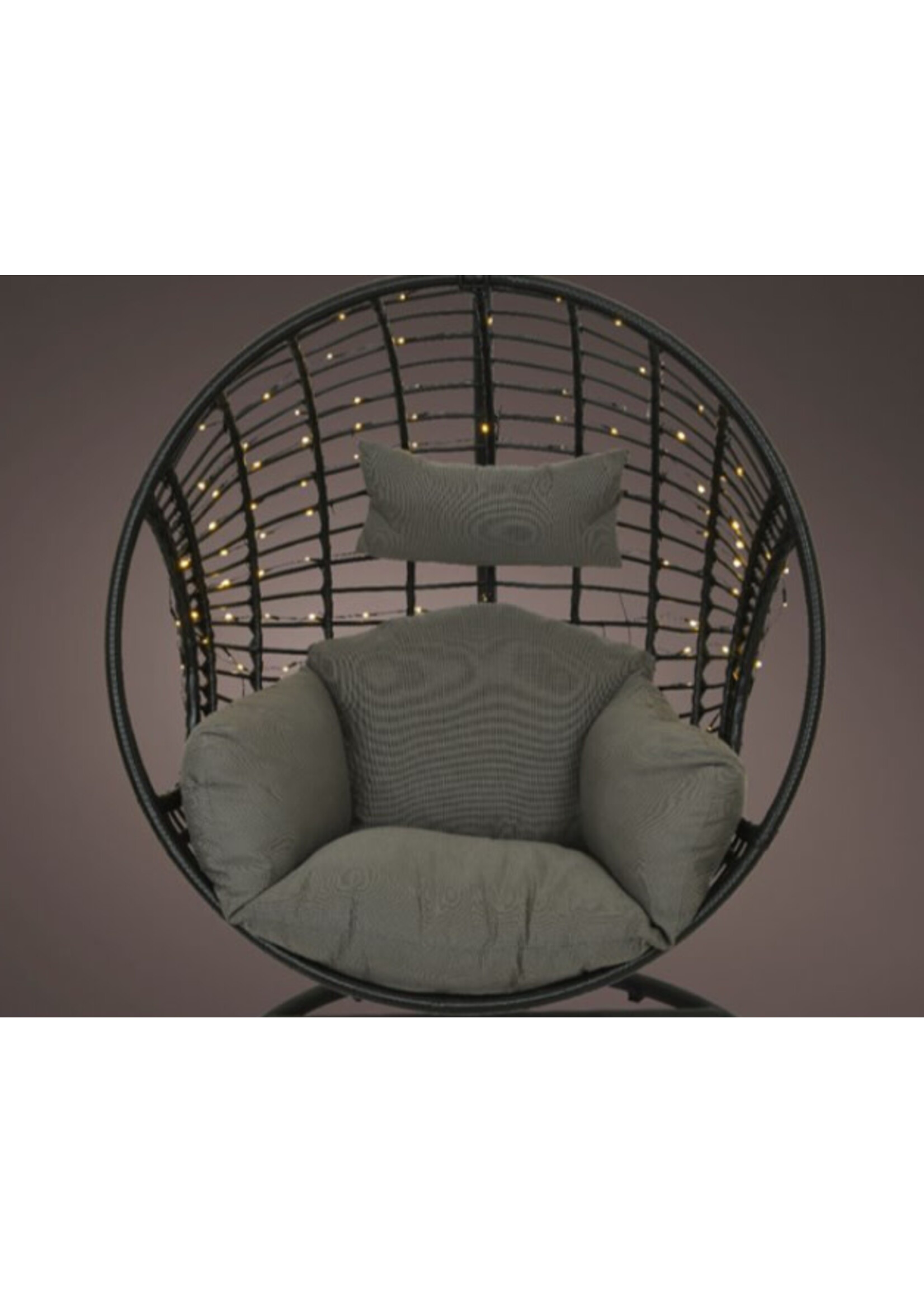 Solar Egg Chair Net Light 136 Warm White LED W95.00-H160.00cm-