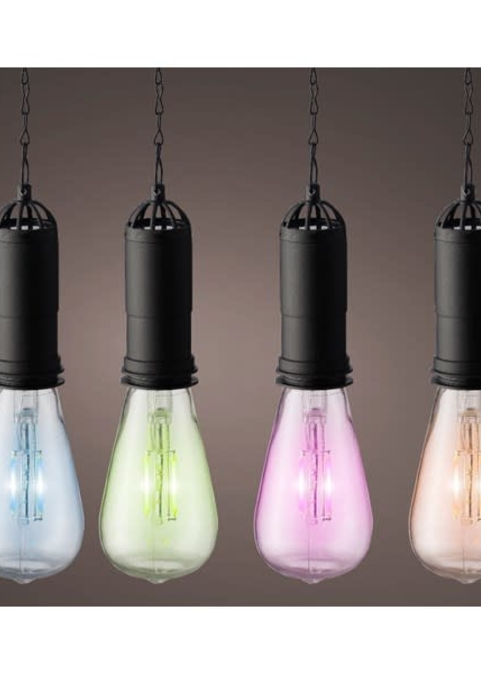 Lumineo Coloured Glow Solar hanging light 4 Colours Available