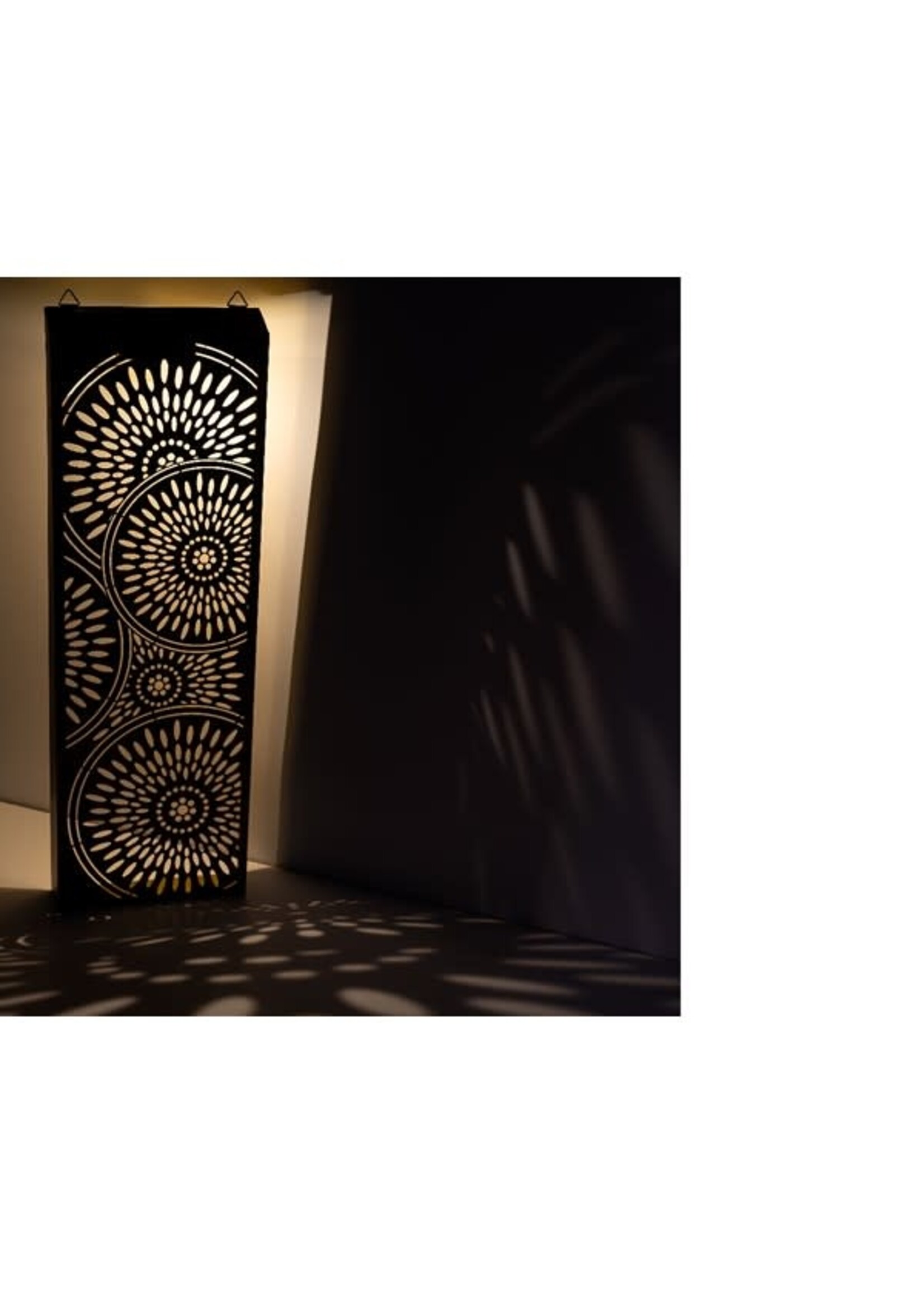 Lumineo Solar wall Panel light metal steady L4.50-W20.00-H60.00cm