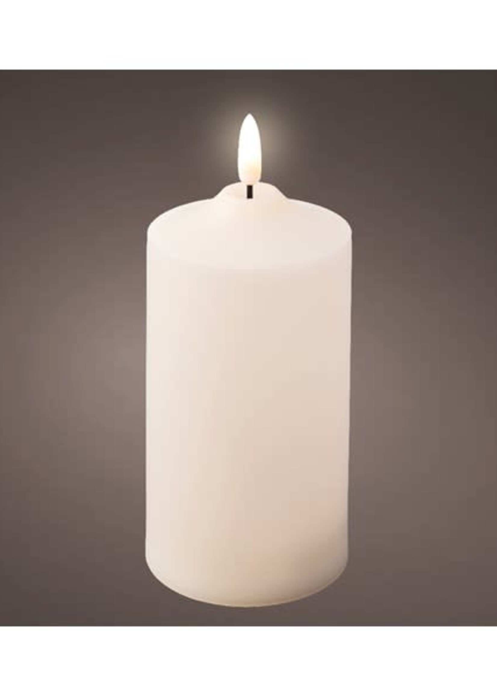 Lumineo LED church candle outdoor dia7.50-H17.00cm