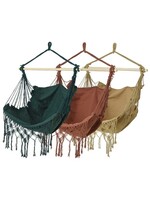 Decoris Hammock Hanging Chair with Tassels - Outdoor