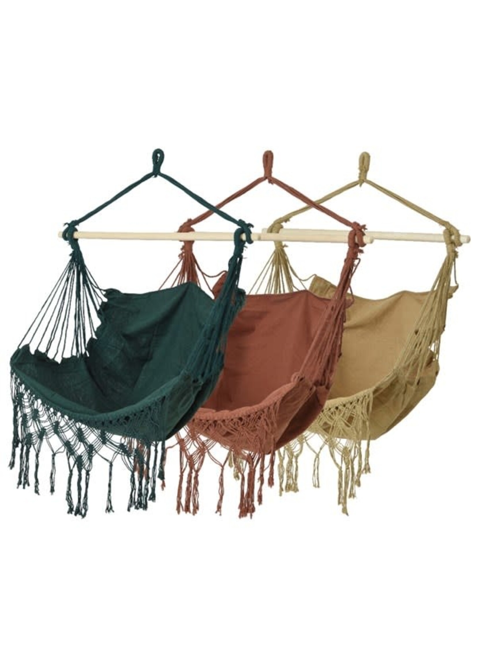 Decoris Hammock Hanging Chair with Tassels - Outdoor