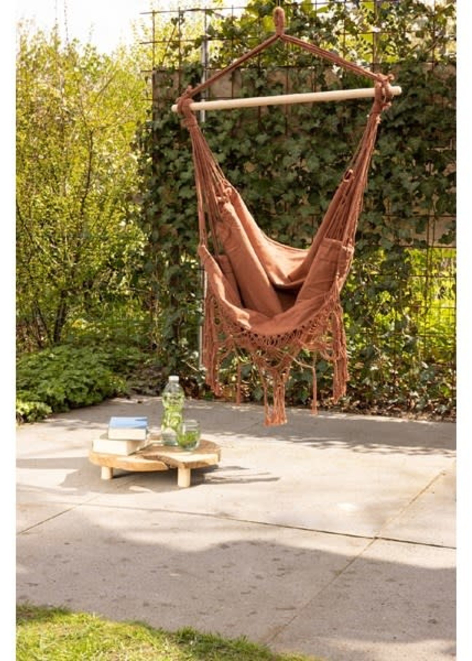 Decoris Hammock Hanging Chair with Tassels - Outdoor