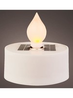 Lumineo Solar large tealight fire flame effect