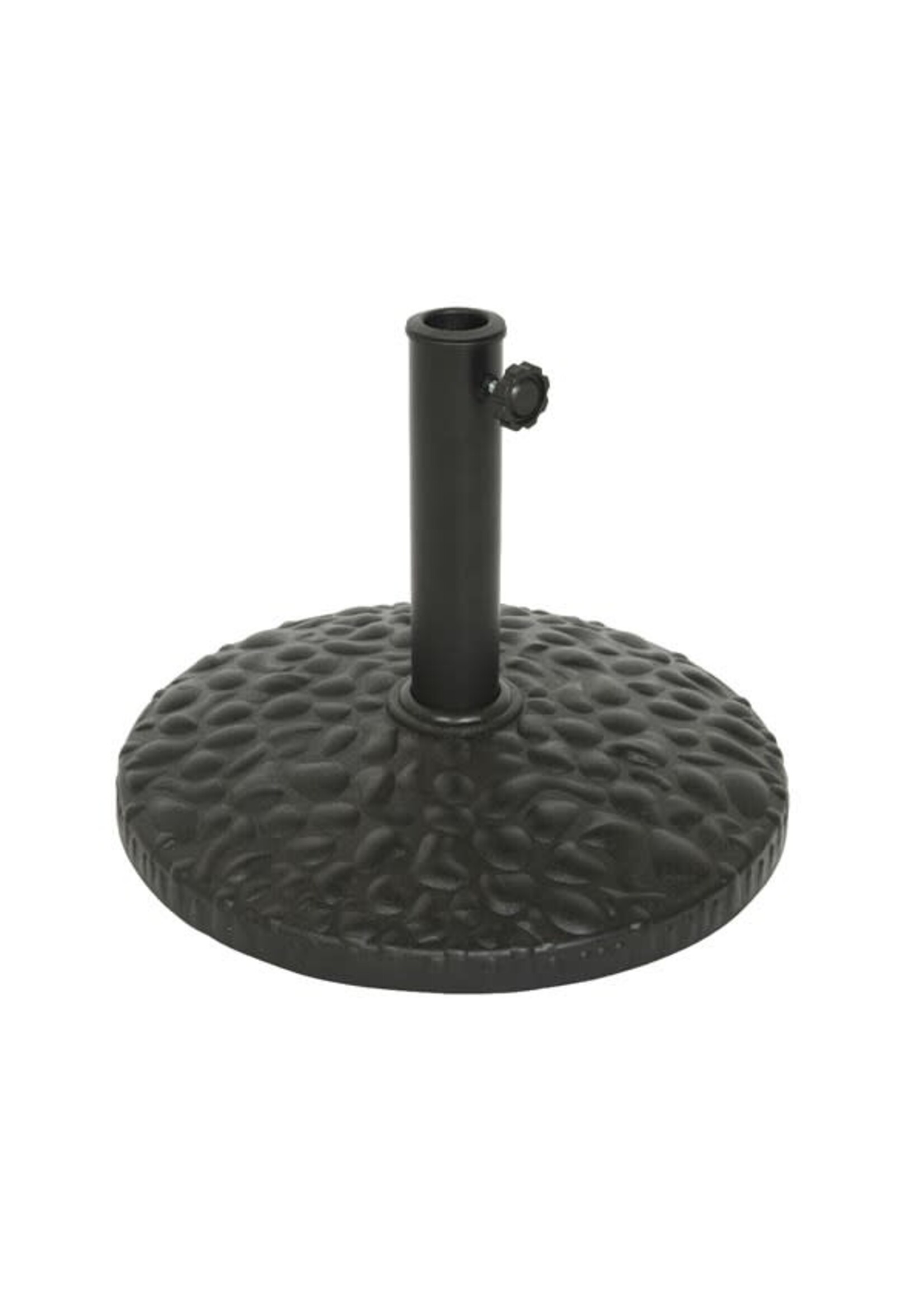 Decoris Black Parasol base poly outdoor dia44.50-H33.00cm