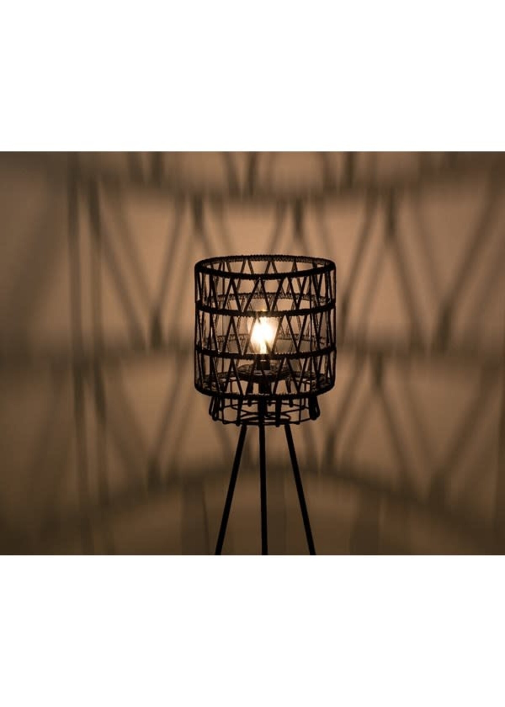 Lumineo Solar Lamp Black Rope 137.00cm