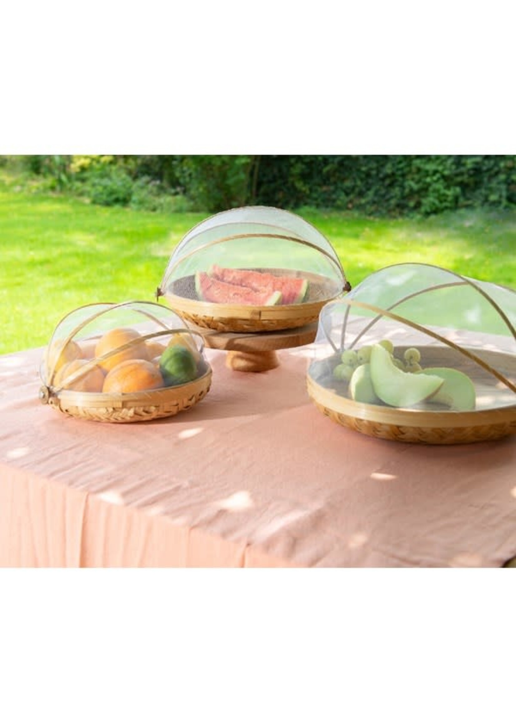 Decoris Large Bamboo Foodcover 36 x 10 cm