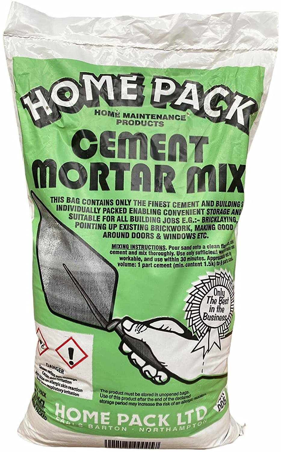 Homepack Ltd Home Pack Cement Mortar Mix 5Kg Clock’s Home and Garden