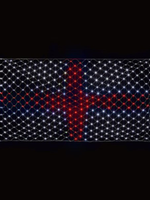 Premier England Flag Net Light with 372 LEDs 90 x 180cm