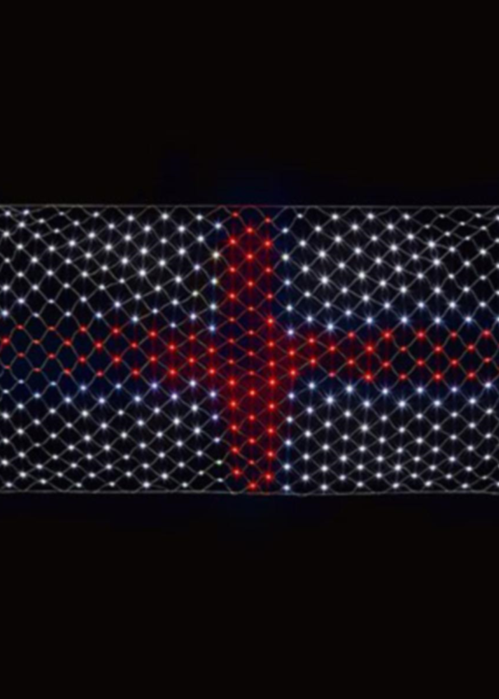 Premier England Flag Net Light with 372 LEDs 90 x 180cm